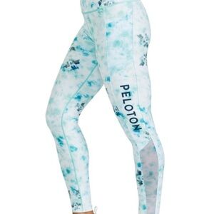 Peloton Blue Tie-Dye Leggings